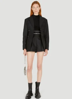 High Waist Pleated Shorts>Alexander Wang Clearance
