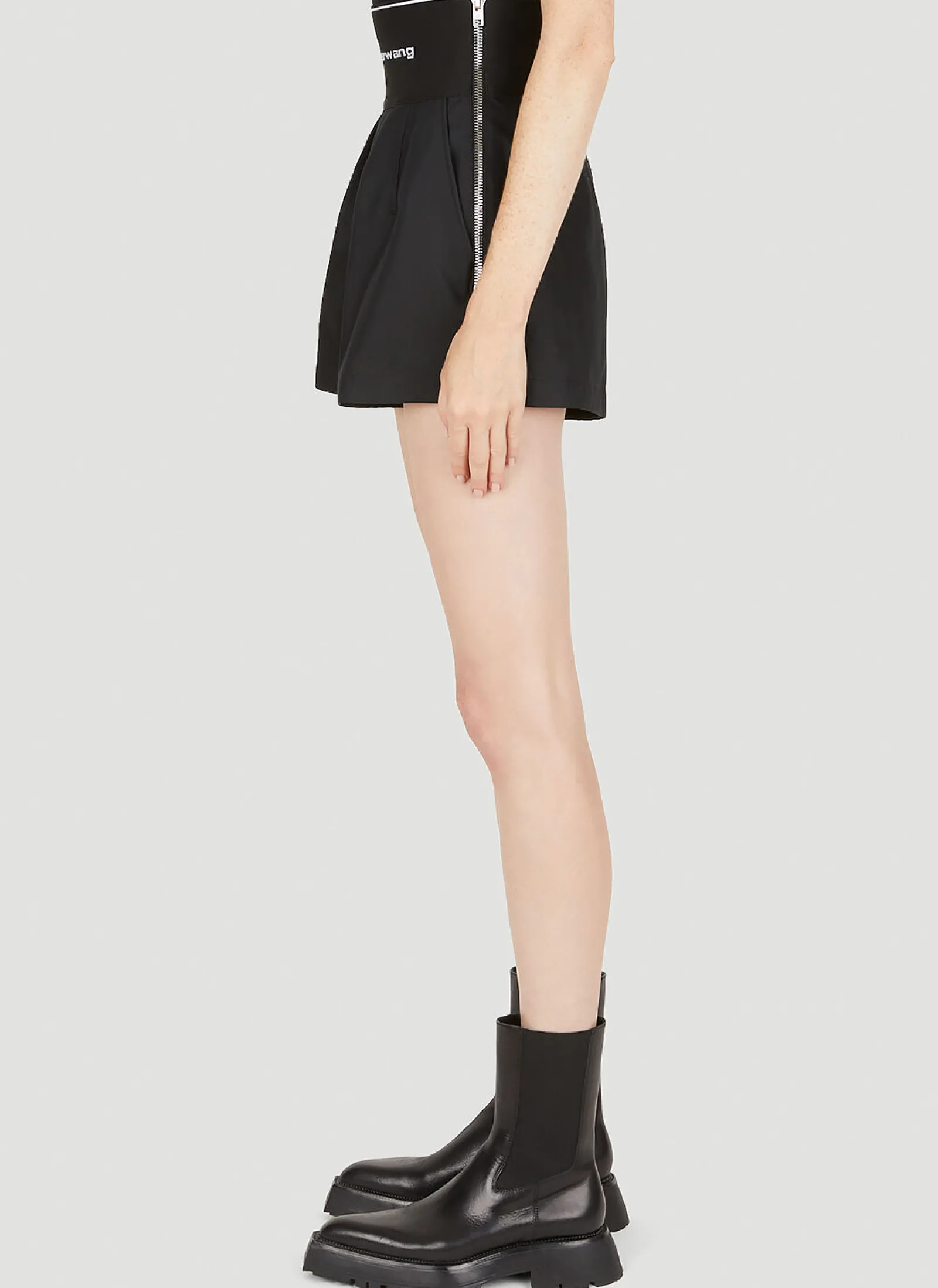 High Waist Pleated Shorts>Alexander Wang Clearance