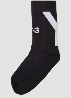 Men Y-3 Socks^High-Top Logo Socks