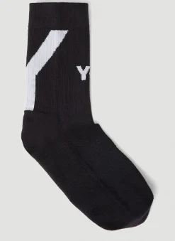Men Y-3 Socks^High-Top Logo Socks