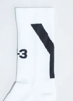 Men Y-3 Socks^High-Top Logo Socks