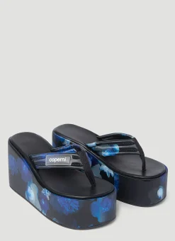 Holographic Platform Sandals>Coperni Discount