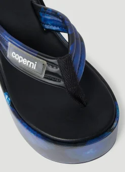 Holographic Platform Sandals></noscript>Coperni Discount