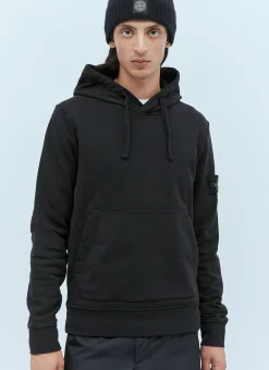 Men Stone Island Sweatshirts^Hooded Compass Patch Sweatshirt