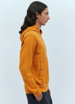 Men Stone Island Sweatshirts^Hooded Compass Patch Sweatshirt