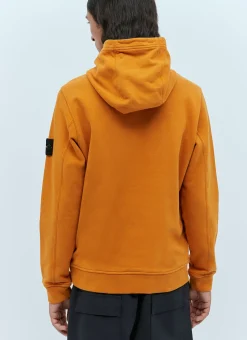 Men Stone Island Sweatshirts^Hooded Compass Patch Sweatshirt