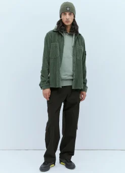 Men Stone Island Sweatshirts^Hooded Compass Patch Sweatshirt