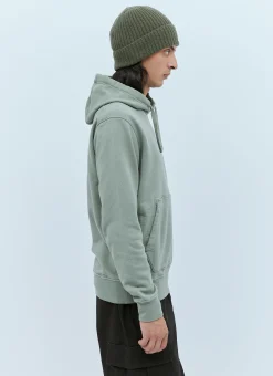 Men Stone Island Sweatshirts^Hooded Compass Patch Sweatshirt