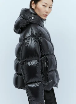 Hooded Huppe Short Down Jacket></noscript>Moncler Outlet