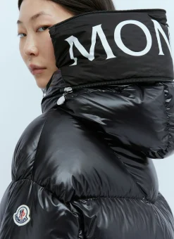 Hooded Huppe Short Down Jacket></noscript>Moncler Outlet