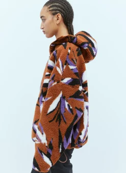 Hooded Jacquard Fleece Jacket>adidas by Stella McCartney New