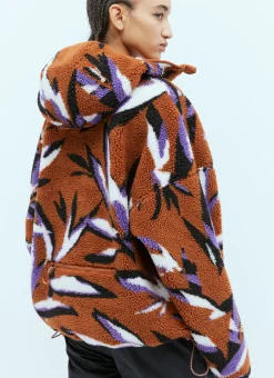 Hooded Jacquard Fleece Jacket></noscript>adidas by Stella McCartney New