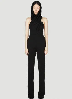 Hooded Jumpsuit>Saint Laurent