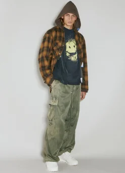 Men Maison Mihara Yasuhiro Shirts^Hooded Layered Shirt