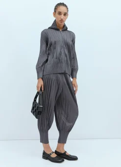 Hooded Pleated Sweatshirt>Pleats Please Issey Miyake Sale
