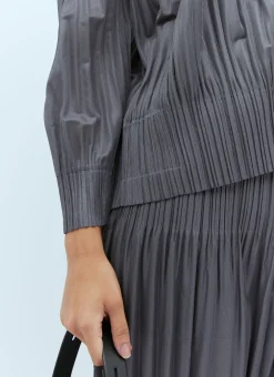 Hooded Pleated Sweatshirt></noscript>Pleats Please Issey Miyake Sale