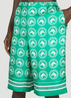 Men Gucci Shorts^Horse Motif Shorts