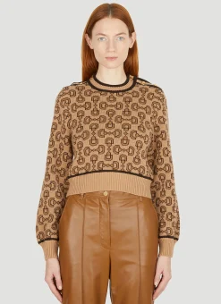 Horsebit Jacquard Sweater>Gucci Discount