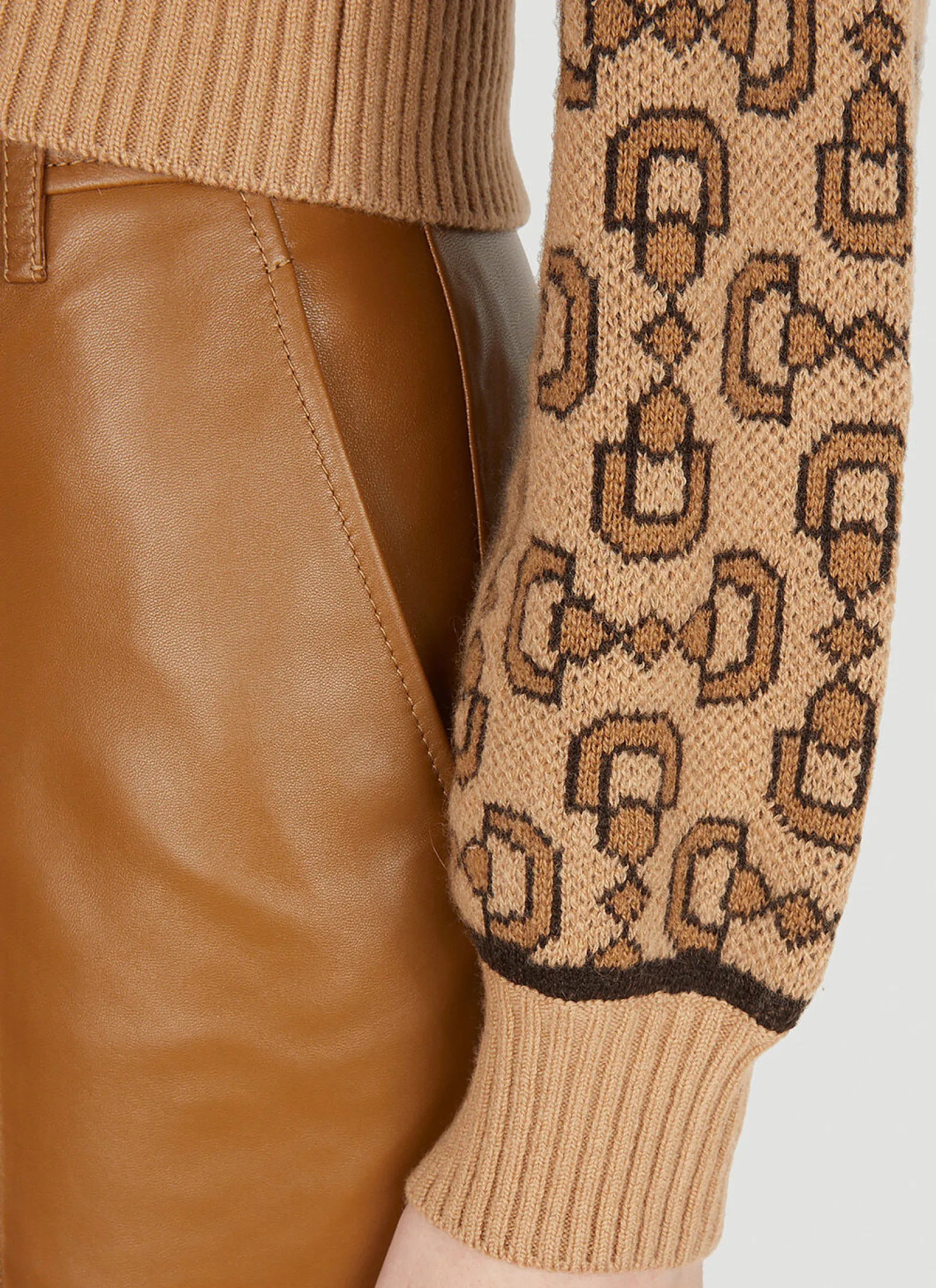 Horsebit Jacquard Sweater>Gucci Discount