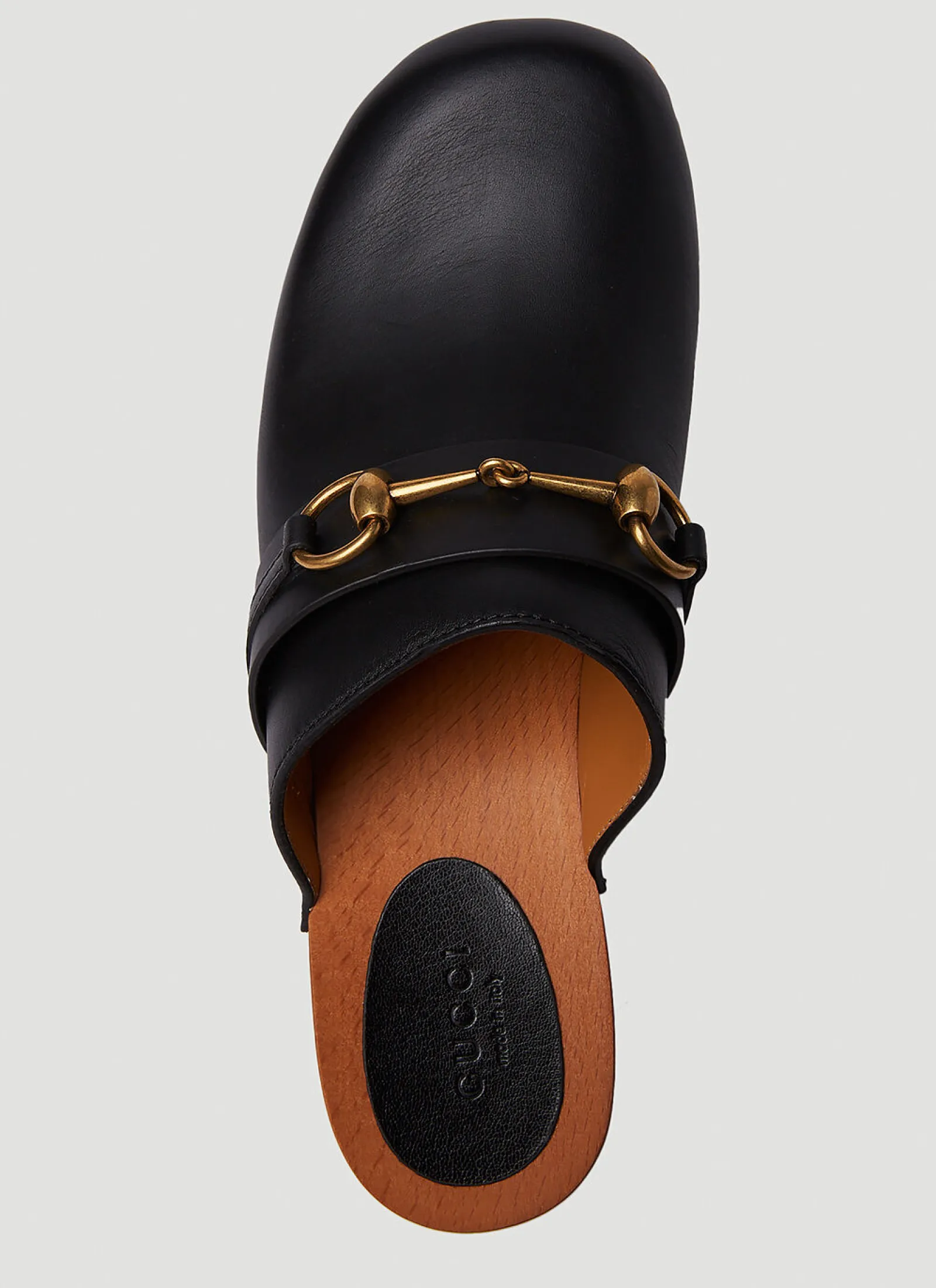 Horsebit Leather Clogs>Gucci Outlet