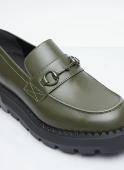 Men Gucci Loafers^Horsebit Leather Loafers