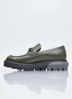 Men Gucci Loafers^Horsebit Leather Loafers