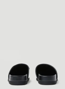 Horsebit Leather Slipper Shoes><noscript><img width=