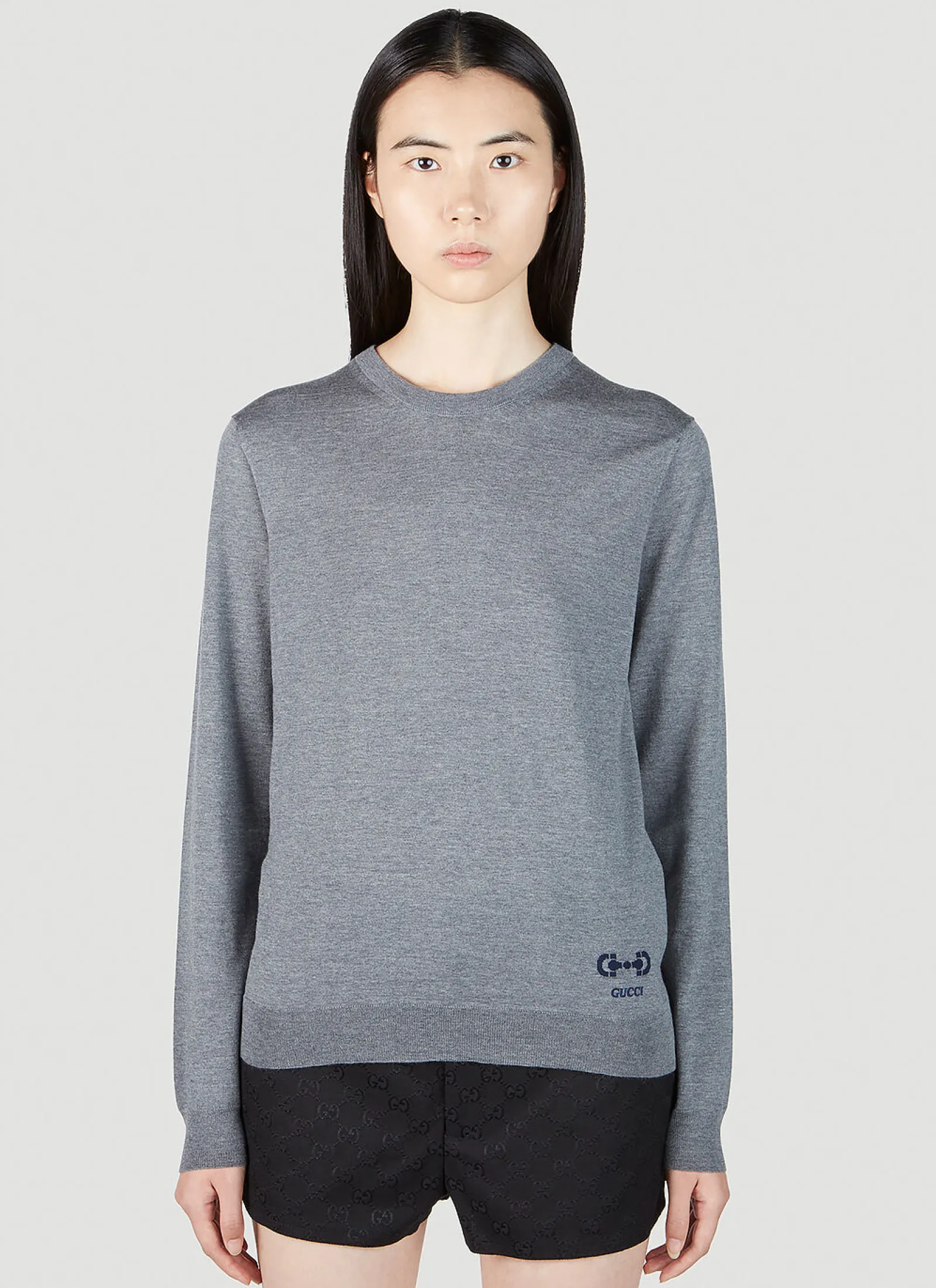 Horsebit Logo Sweater>Gucci Discount