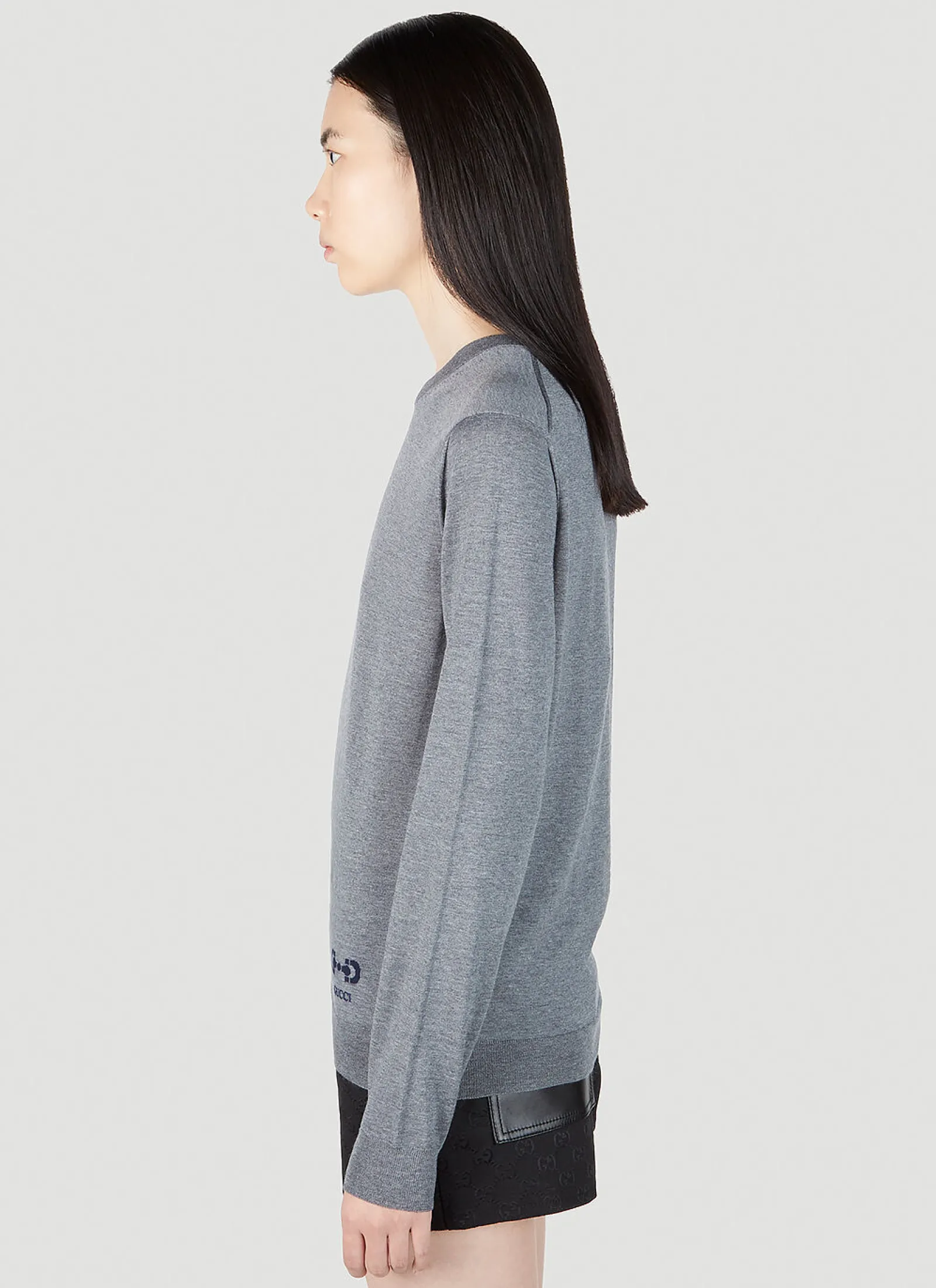 Horsebit Logo Sweater>Gucci Discount