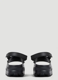 Horsebit Plaque Sandals><noscript><img width=