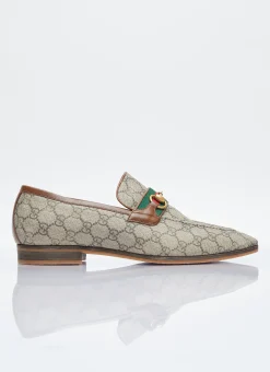 Men Gucci Loafers^Horsebit Web Loafers