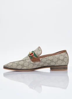 Men Gucci Loafers^Horsebit Web Loafers