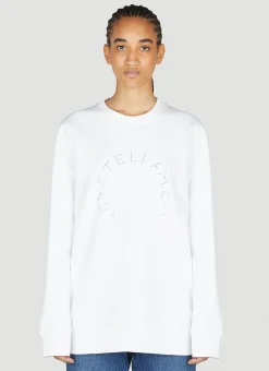 Hotfix Rhinestone Logo Sweatshirt>Stella McCartney New