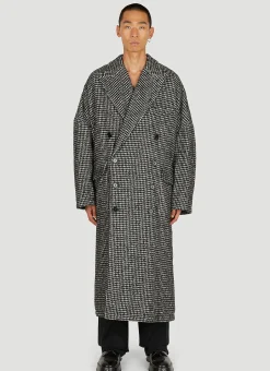 Men Dolce & Gabbana Coats^Houndstooth Coat