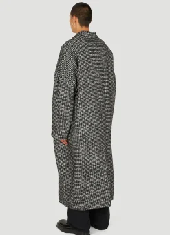 Men Dolce & Gabbana Coats^Houndstooth Coat