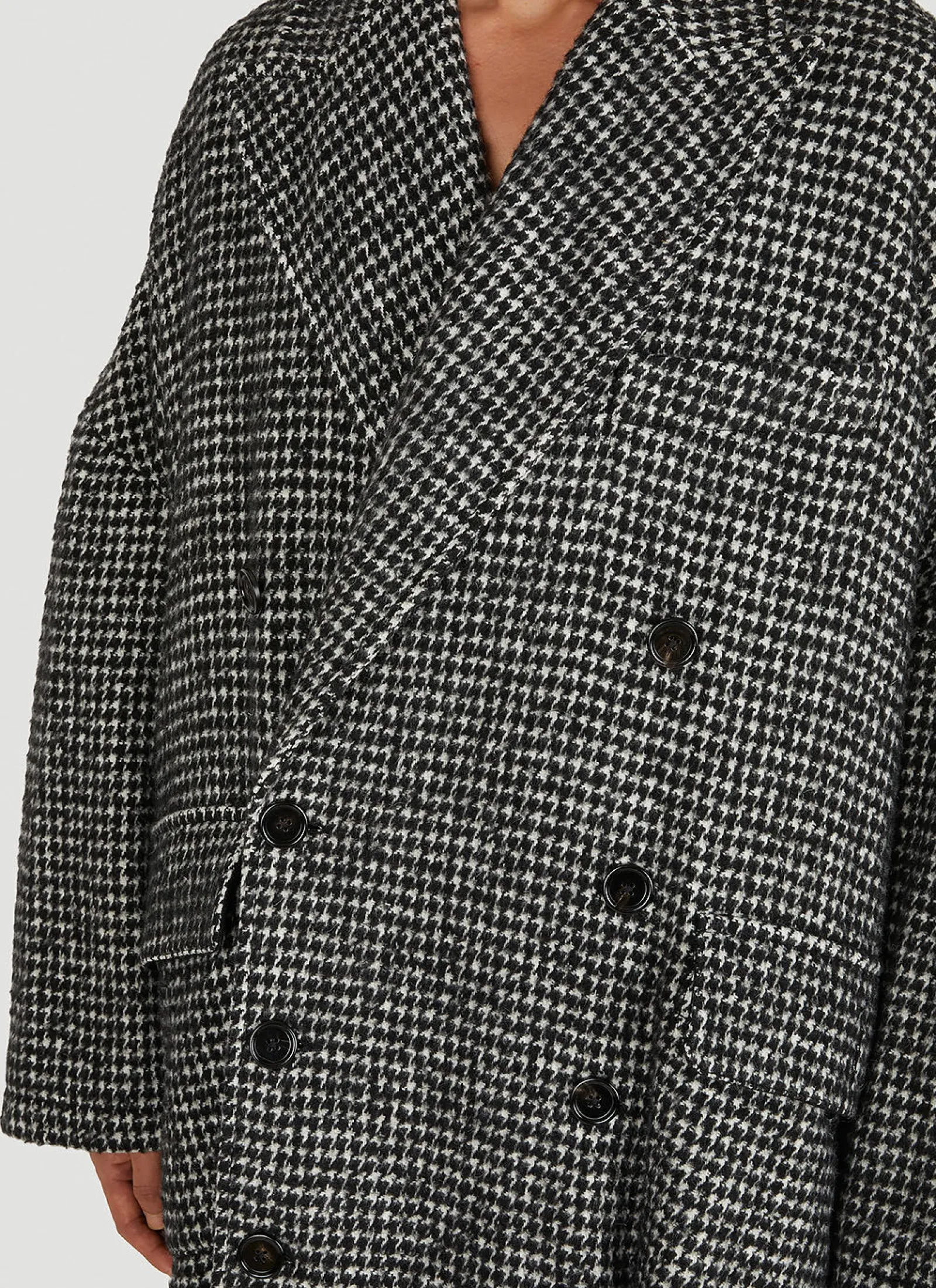 Men Dolce & Gabbana Coats^Houndstooth Coat