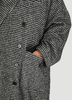 Men Dolce & Gabbana Coats^Houndstooth Coat