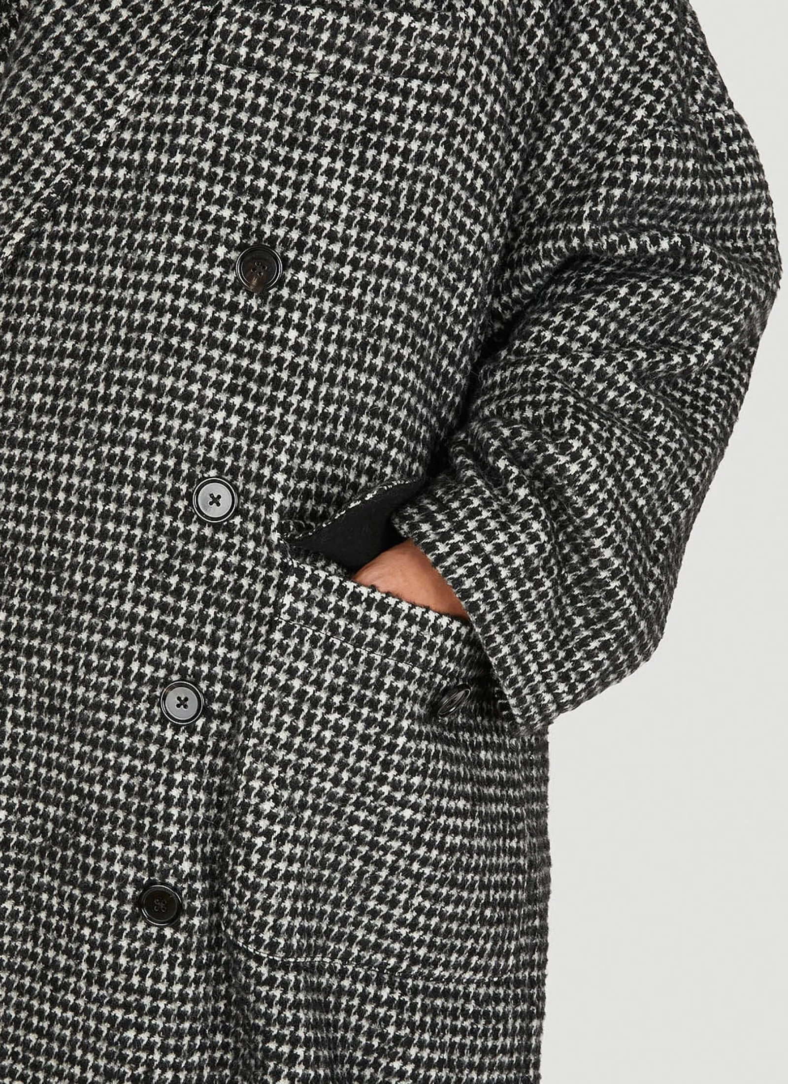 Men Dolce & Gabbana Coats^Houndstooth Coat