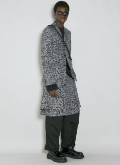 Men Comme des Garçons Homme Plus Blazers^Houndstooth Monogram Blazer