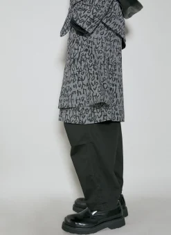 Men Comme des Garçons Homme Plus Pants^Houndstooth Monogram Shorts