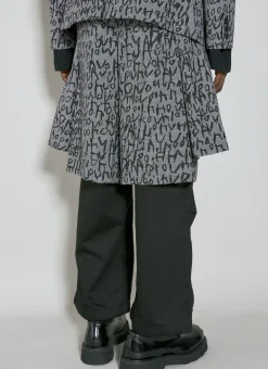 Men Comme des Garçons Homme Plus Pants^Houndstooth Monogram Shorts