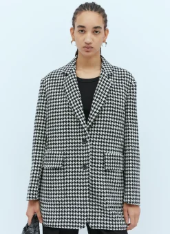 Houndstooth Wool Blazer>Max Mara Best