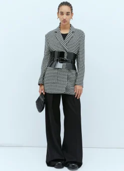 Houndstooth Wool Blazer>Max Mara Best