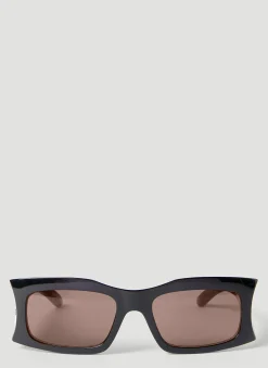 Men Balenciaga Sunglasses^Hourglass Rectangle Sunglasses