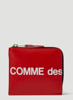 Men Comme des Garçons Wallet Wallets & Cardholders^Huge Logo Zip Wallet