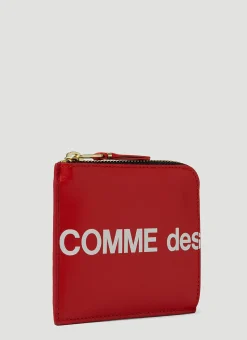 Men Comme des Garçons Wallet Wallets & Cardholders^Huge Logo Zip Wallet