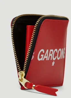 Men Comme des Garçons Wallet Wallets & Cardholders^Huge Logo Zip Wallet
