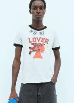 Men ERL T-Shirts^Hurt Lover T-Shirt