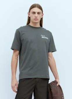 Men ICE & TECHNO T-Shirts^Ice'N Logo Print T-Shirt