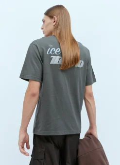 Men ICE & TECHNO T-Shirts^Ice'N Logo Print T-Shirt